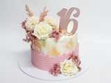 16th Birthday Floral Cake - The Cake People