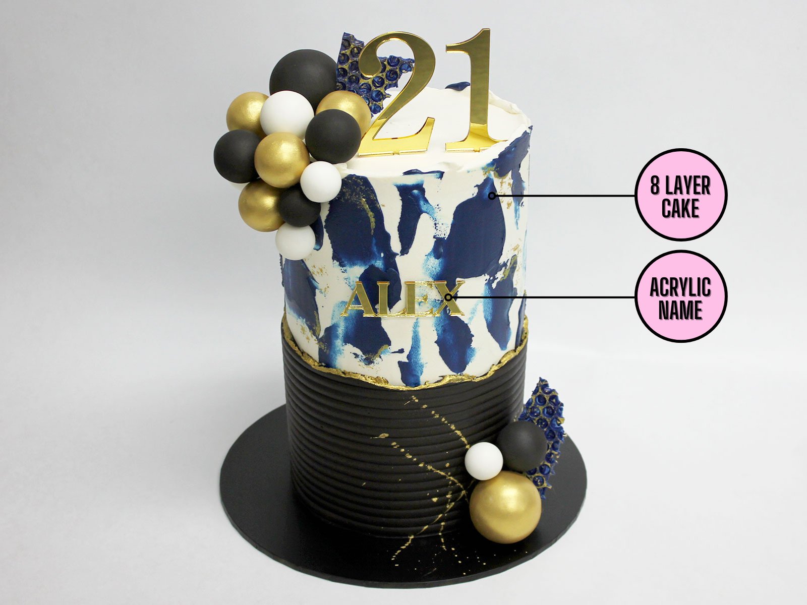 21st Birthday Cake - The Cake People