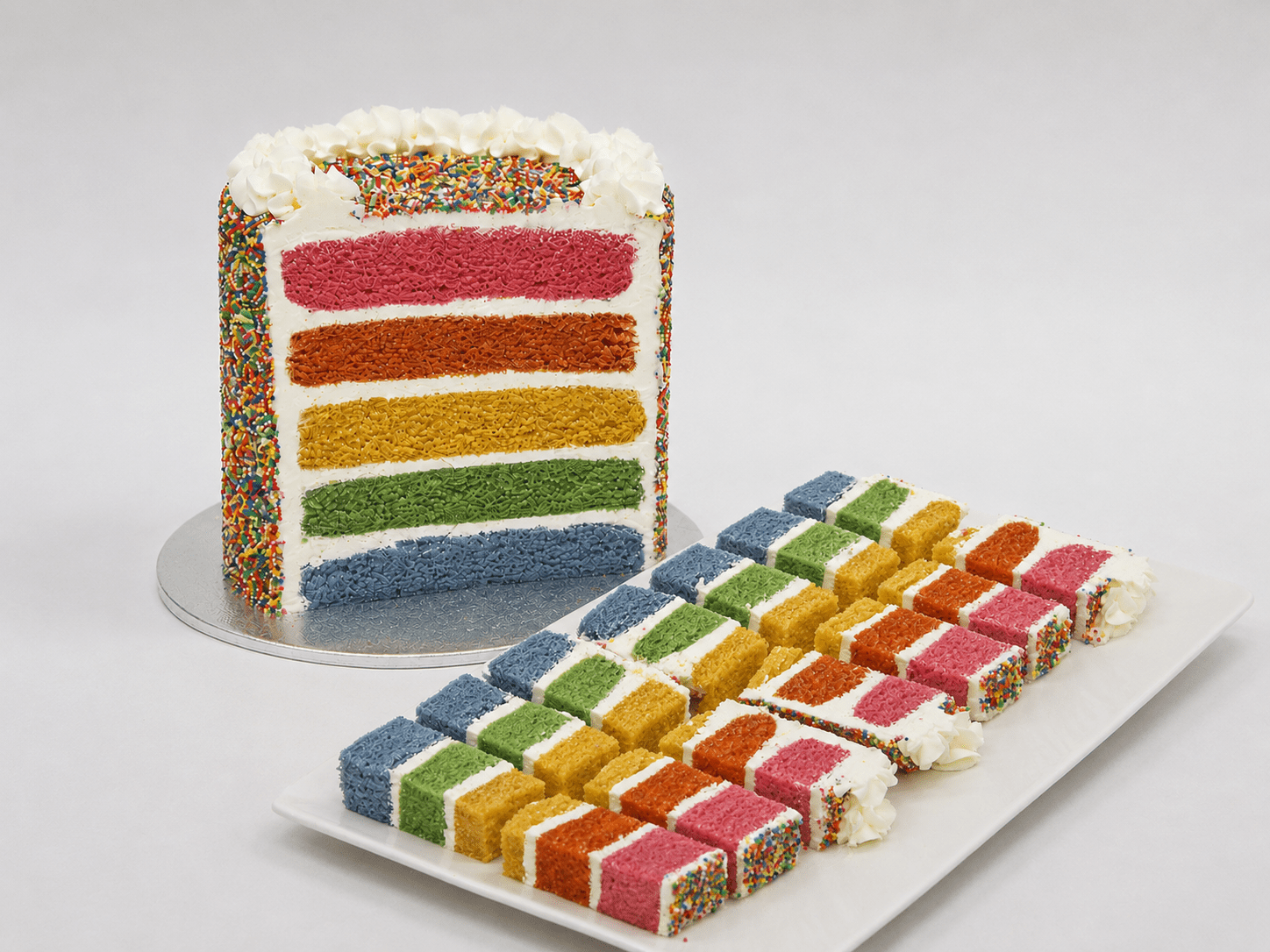 5 Layer Rainbow Cake - The Cake People