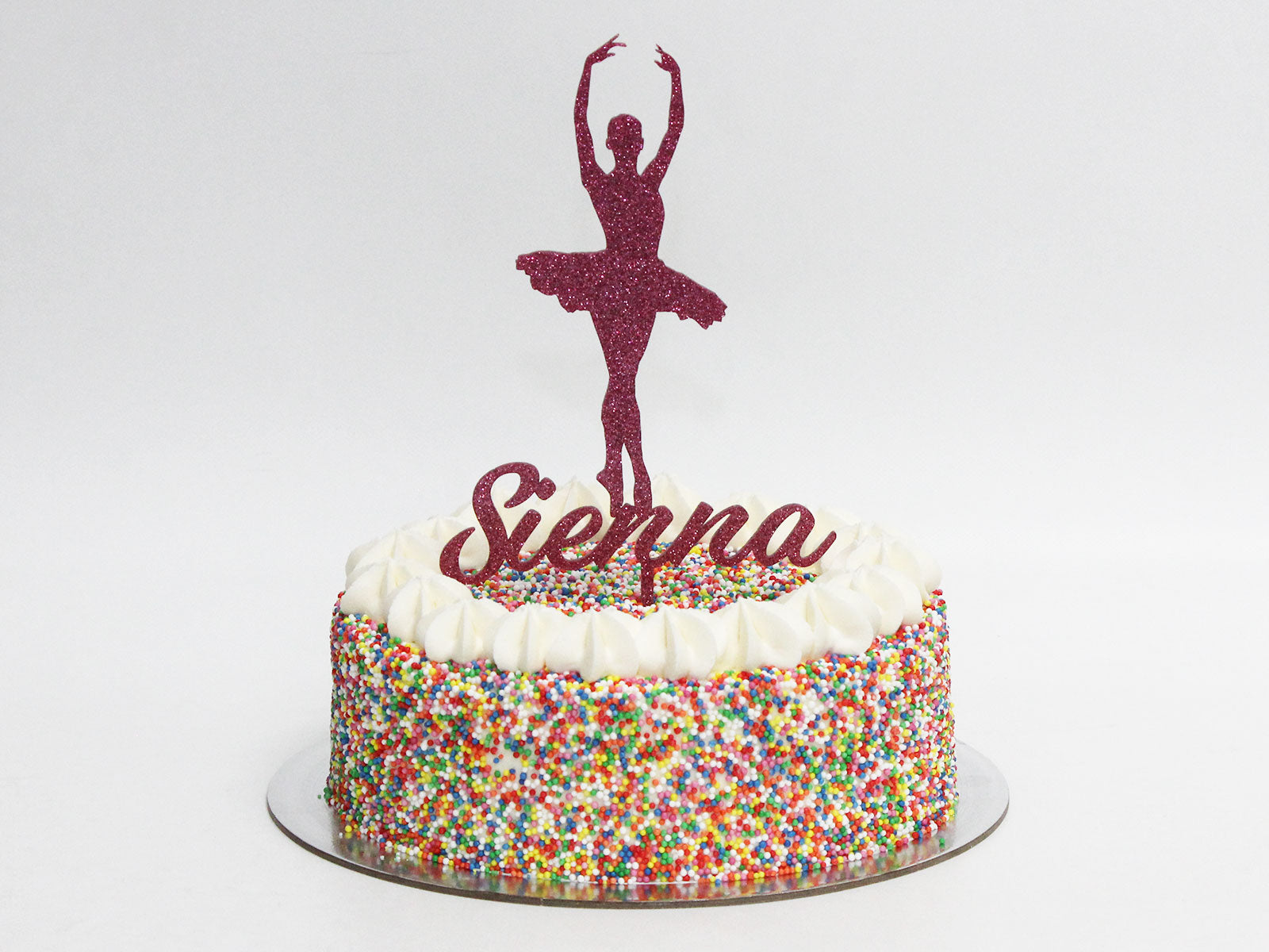 Custom Ballerina Acrylic Cake Topper by The Cake People