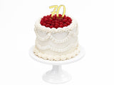 Vintage Raspberries Cake