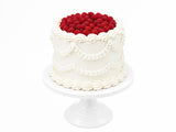 Vintage Raspberries Cake