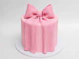 Vintage Fondant Bow Cake