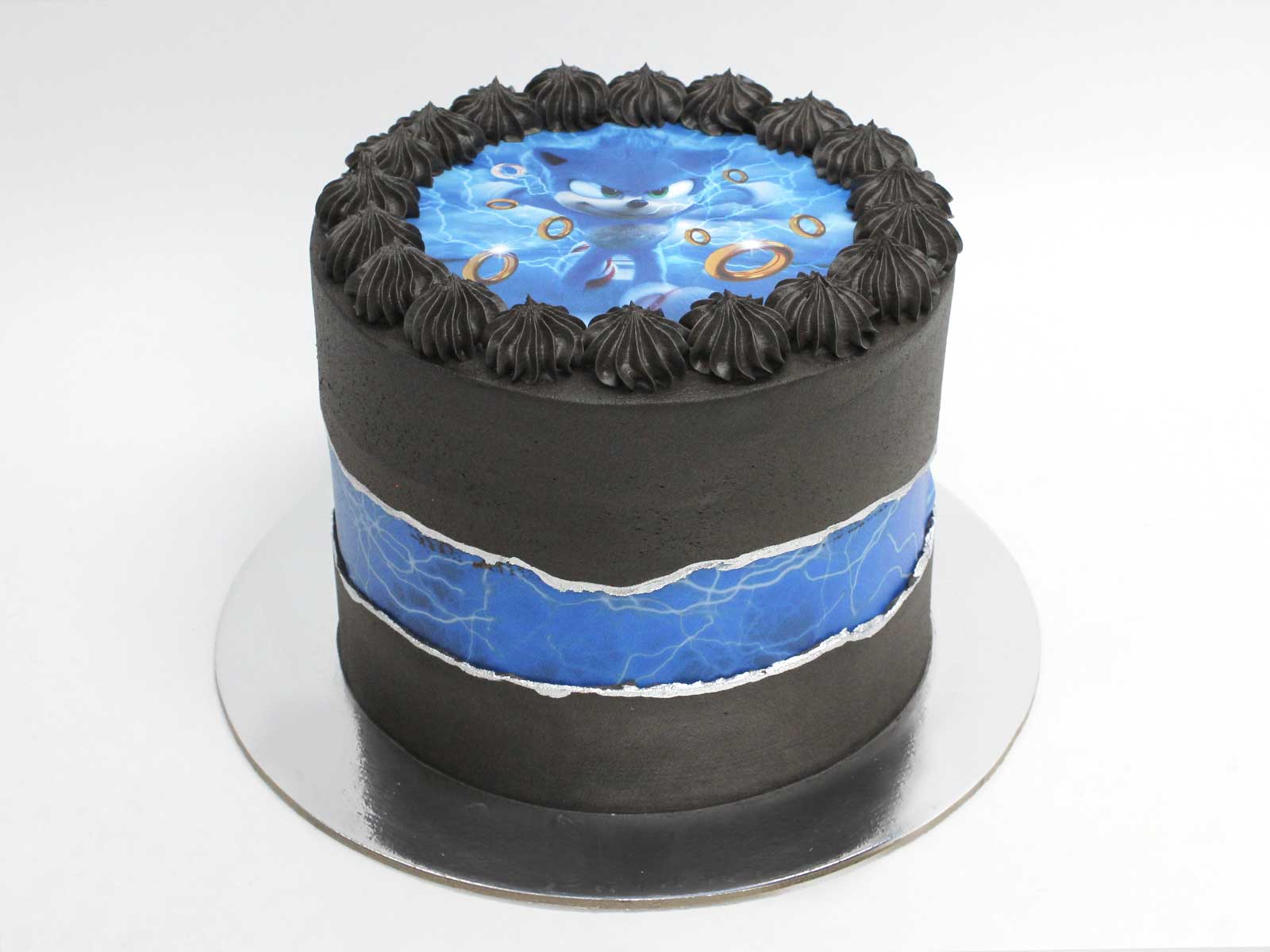 Custom Sonic Fault-line Cake - The Cake People