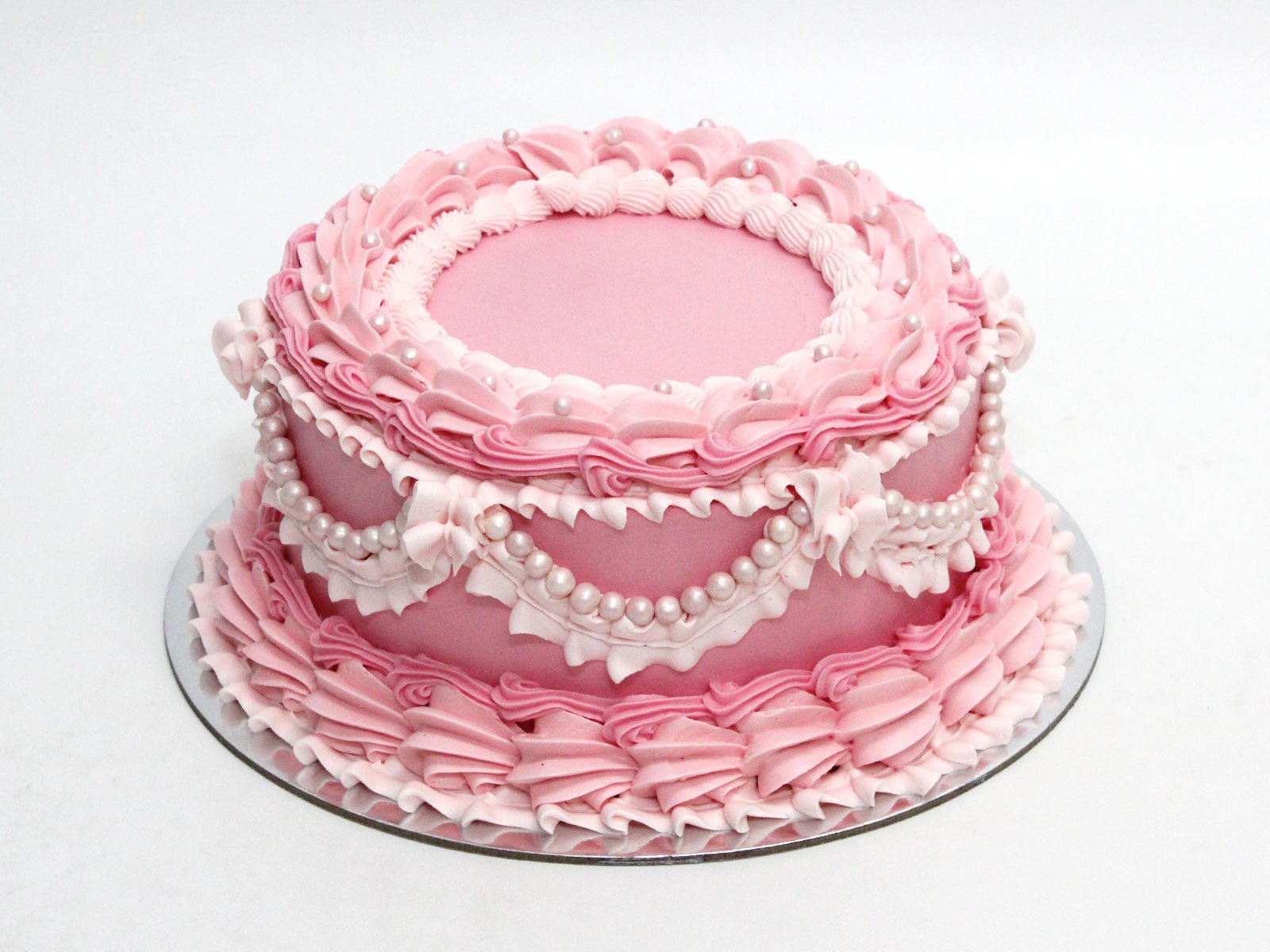 Custom Vintage Cake – Round or Heart - Shape - The Cake People