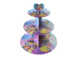 Disney Princesses Cupcake Cardboard Cake Stand – 3 Tier - The Cake People