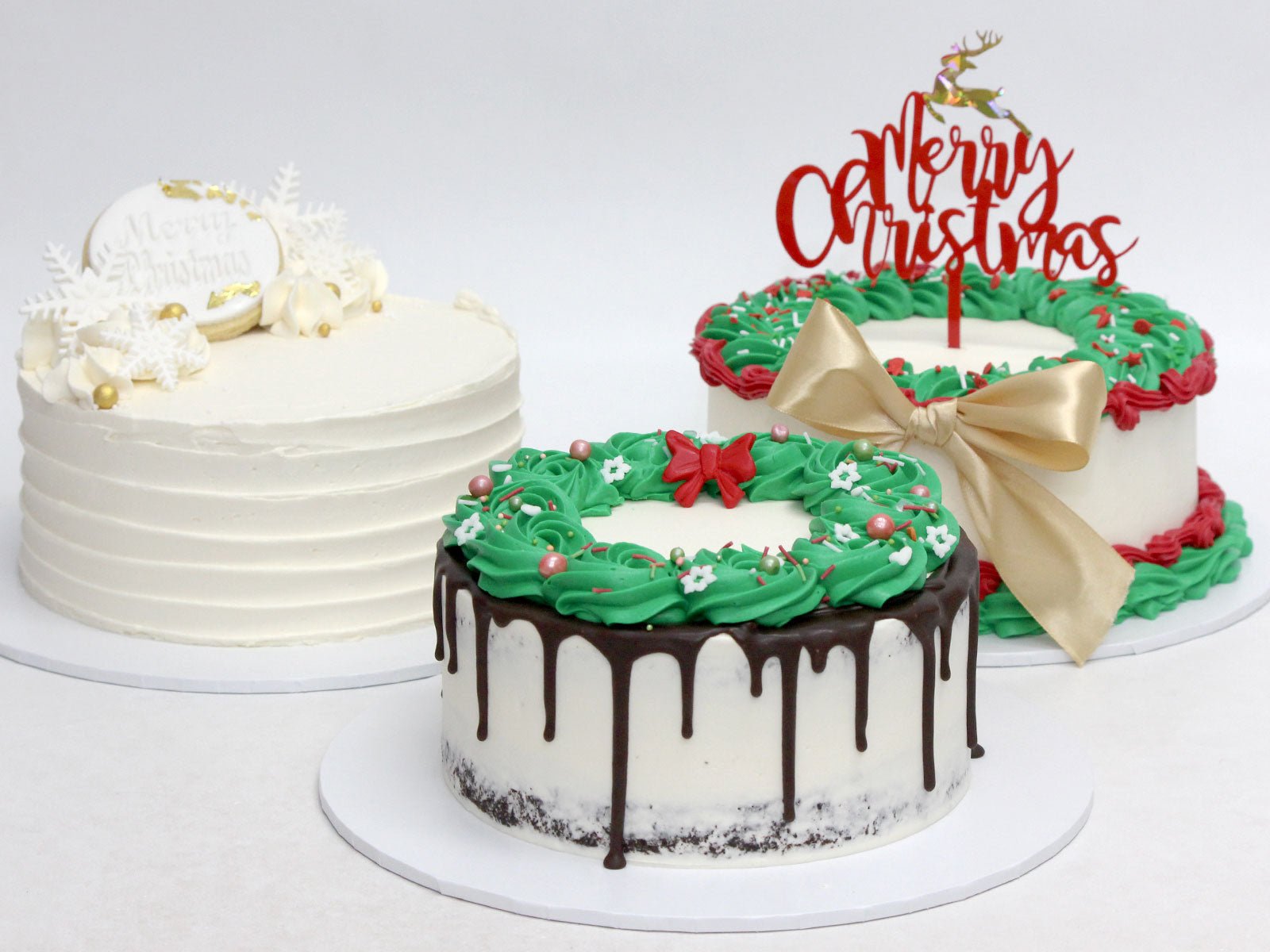 Festive Chocolate Ganache Cake - The Cake People