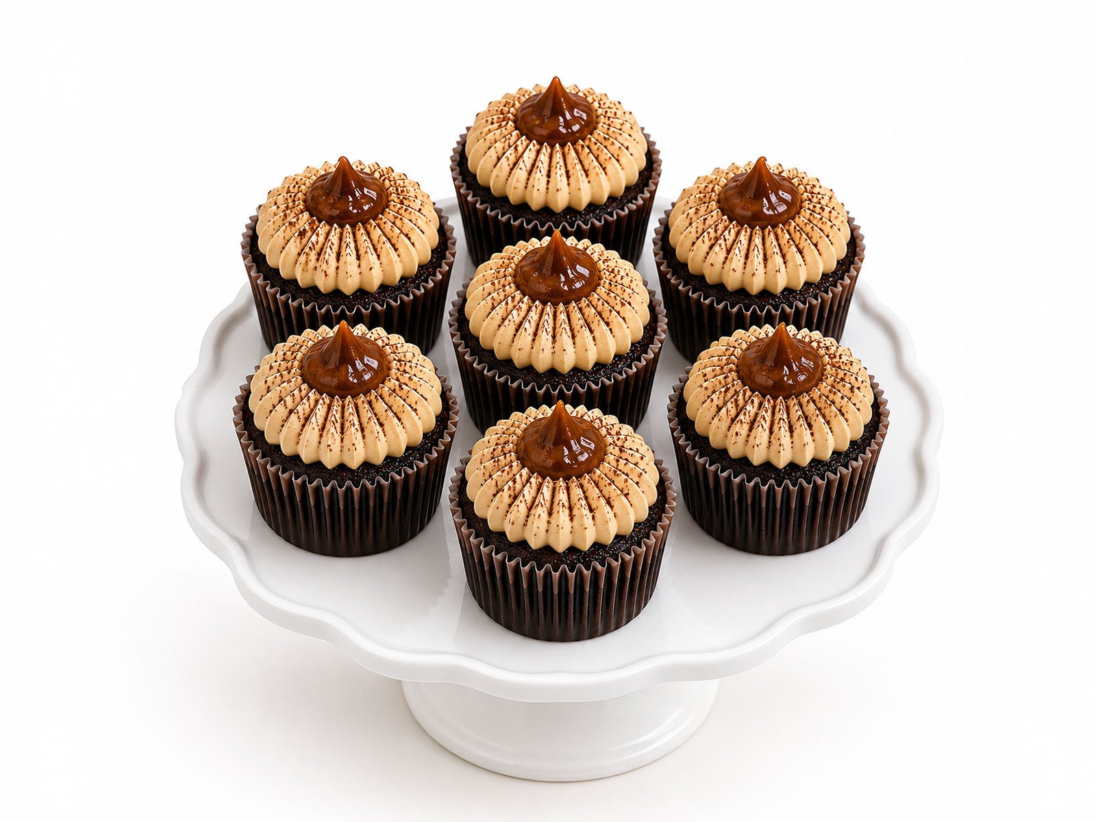 Gluten Friendly Caramel Latte Cupcake - The Cake People