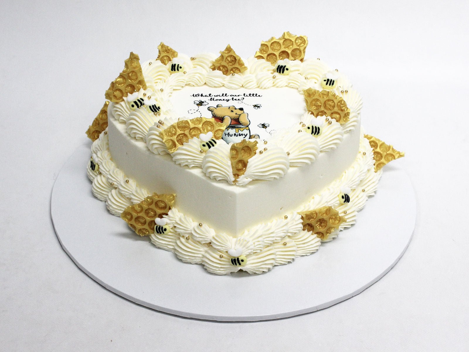 Honey Bee Gender Reveal Cake - The Cake People