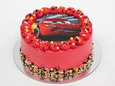 Lightning McQueen Cake Inspired by Disney Cars