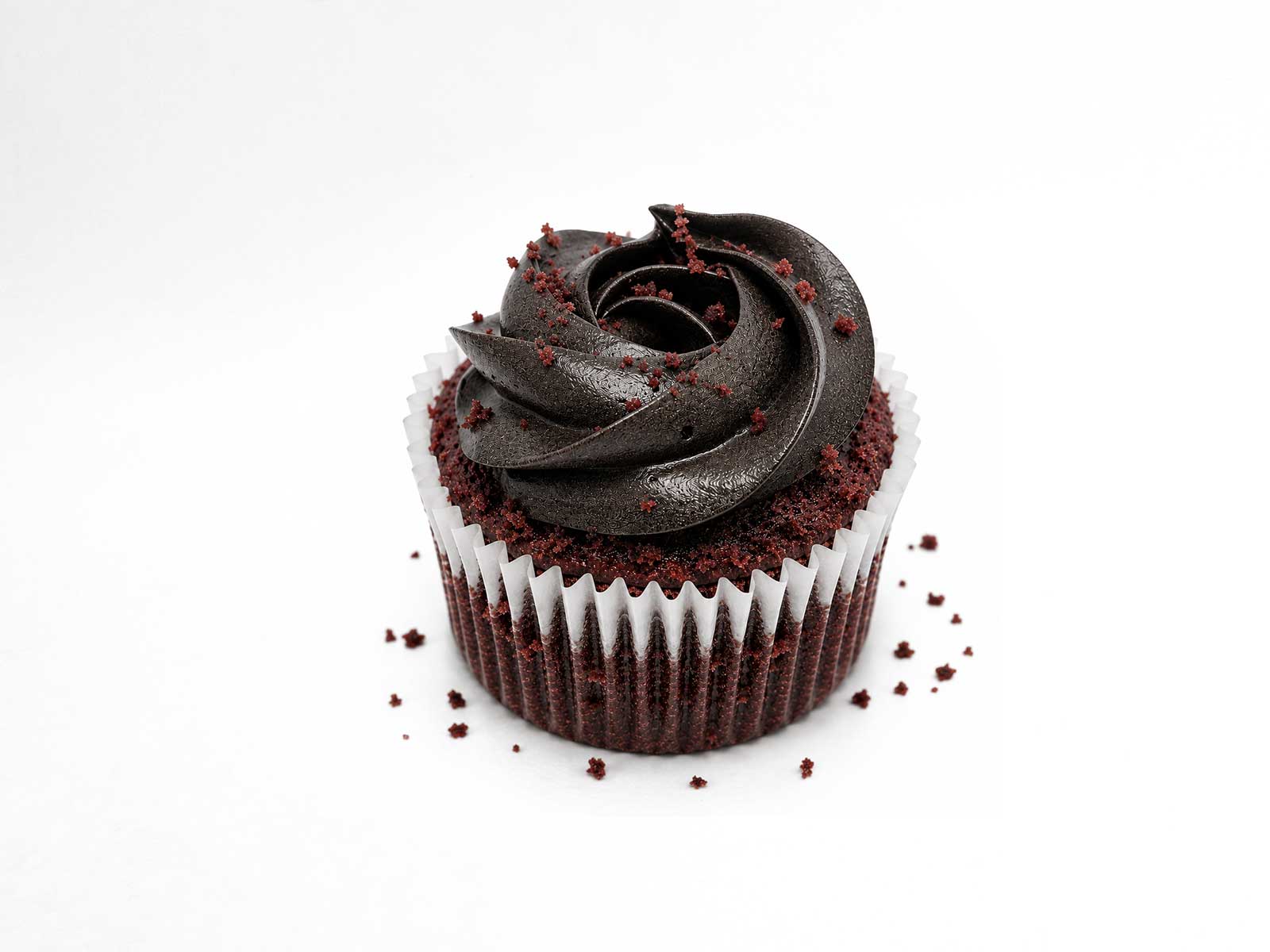 Midnight Red Velvet Cupcake - The Cake People