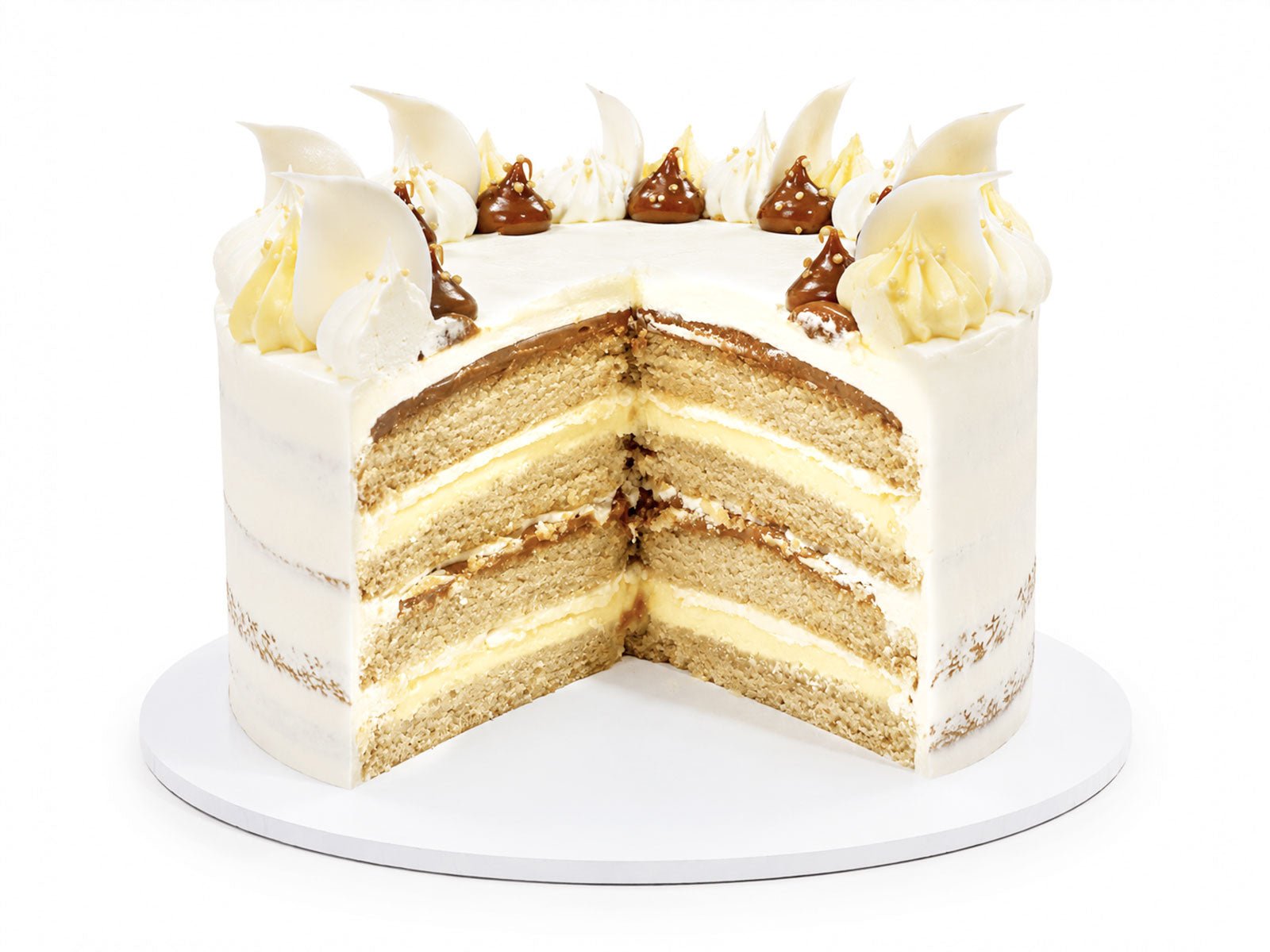 Salted Caramel Custard Gateau - The Cake People