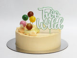 Sugar-Free Lollipop Cake with Acrylic Name