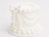 Vintage Bow Cake - The Cake People