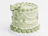 Vintage Bow Cake - The Cake People