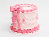 Vintage Bow Cake - The Cake People