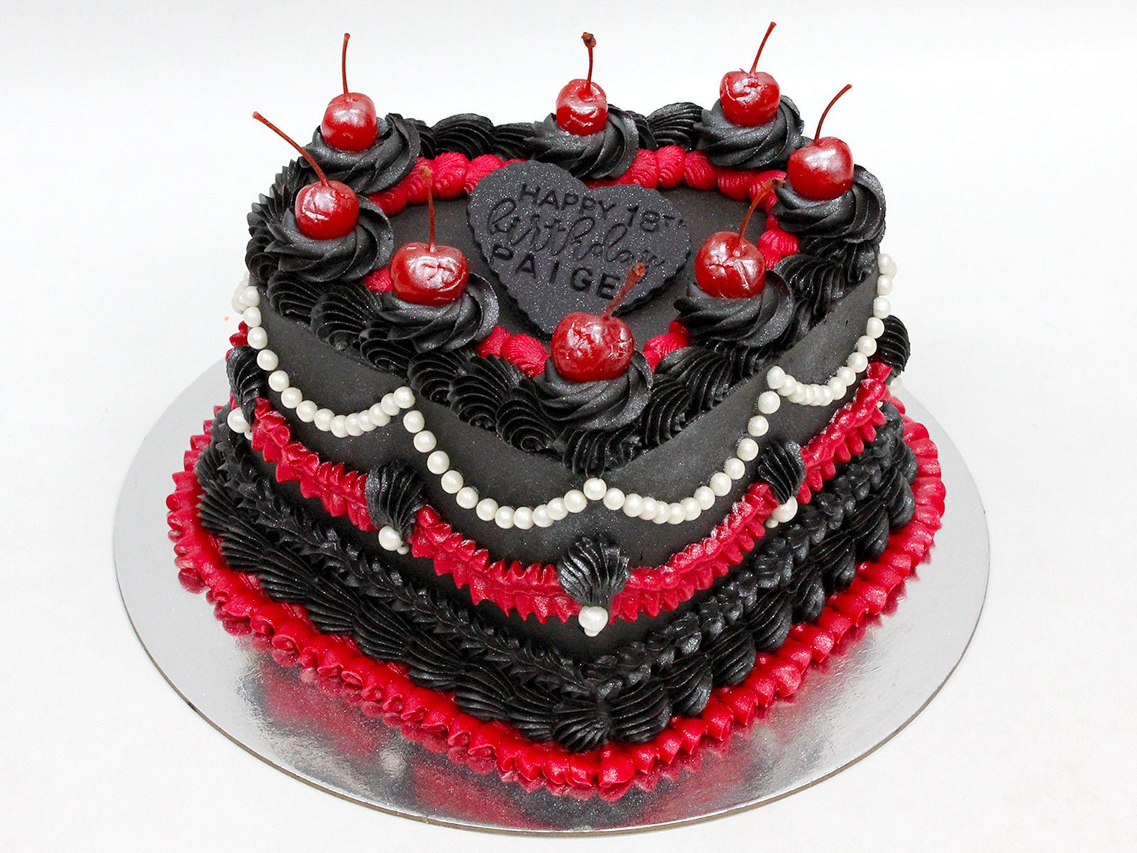 Vintage Cake – Round or Heart - Shape - The Cake People