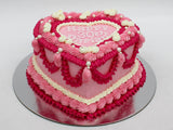 Vintage Cake – Round or Heart - Shape - The Cake People