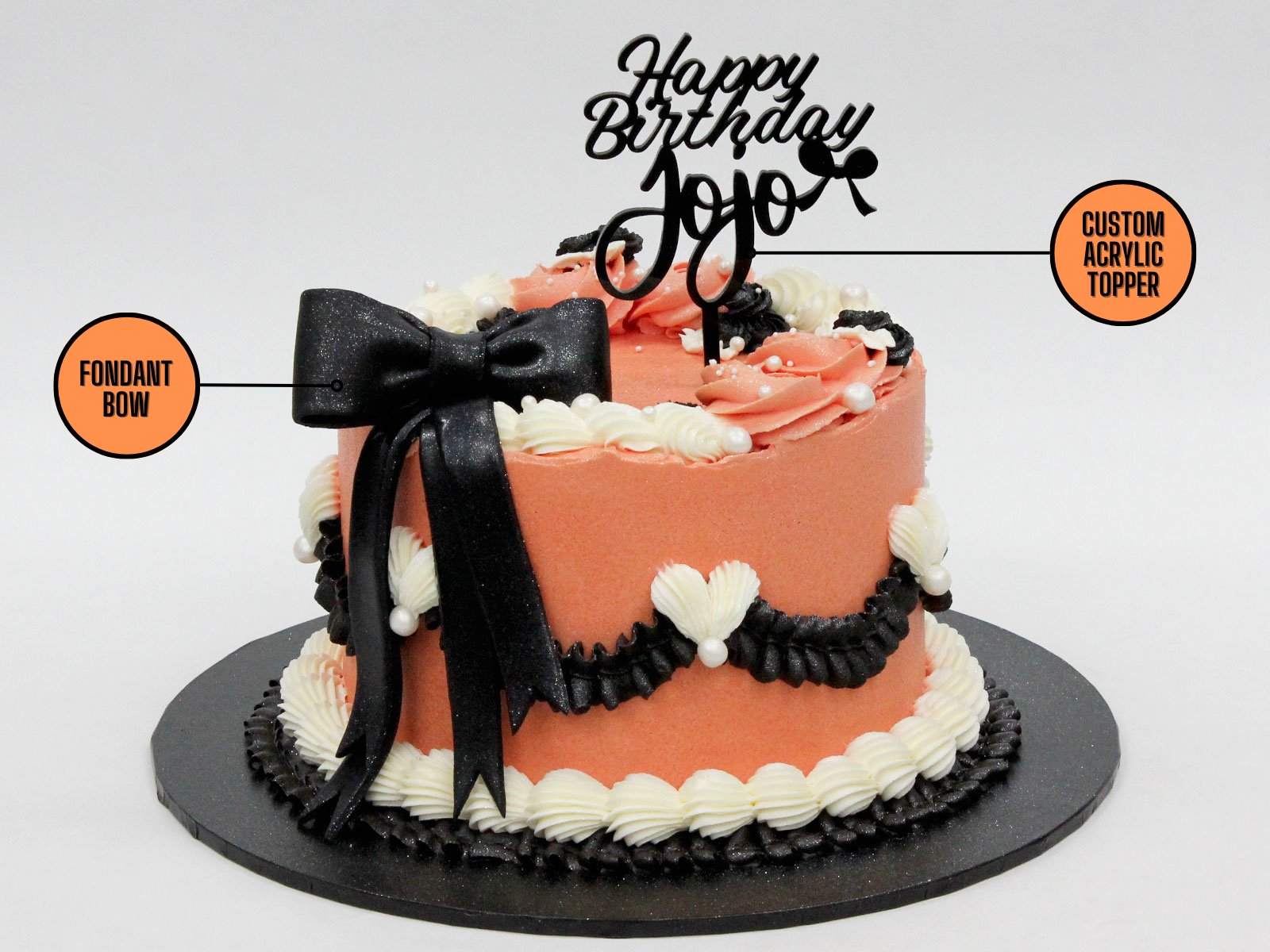 Vintage Cake – Round or Heart-Shape - The Cake People