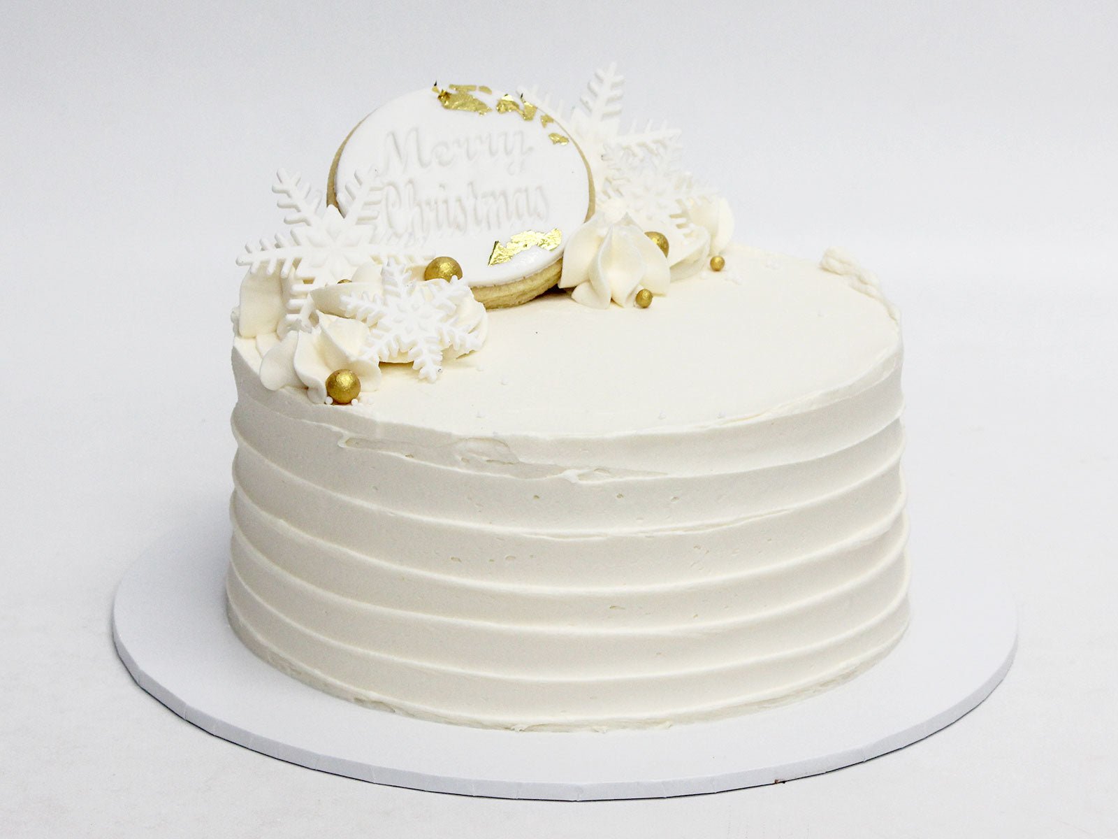 White Christmas – Lemon Almond Cake (Gluten - Friendly) - The Cake People