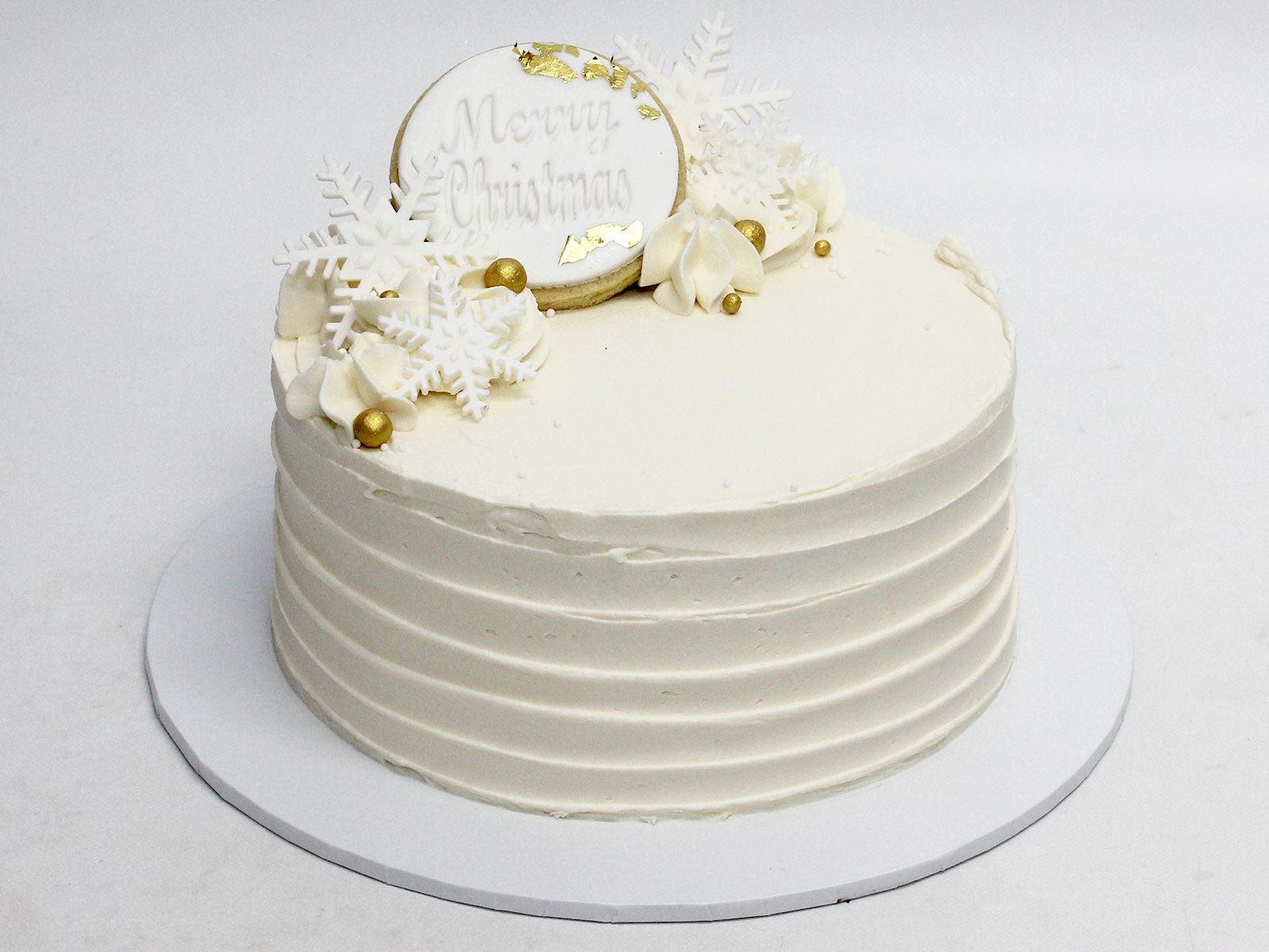 White Christmas – Lemon Almond Cake (Gluten - Friendly) - The Cake People