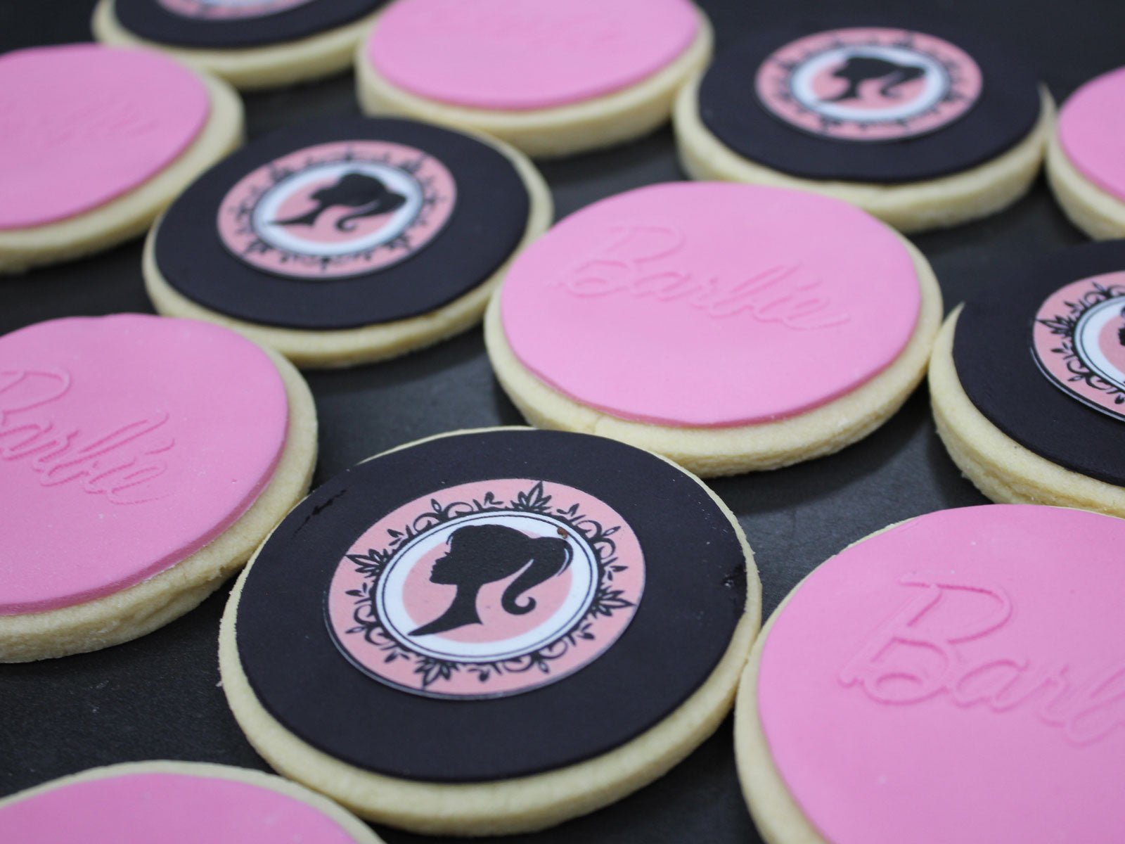 Barbie Fondant Sugar Cookies - The Cake People (9058459156639)