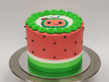 CoComelon Watermelon Cake - The Compassionate Kitchen (7637401632927)