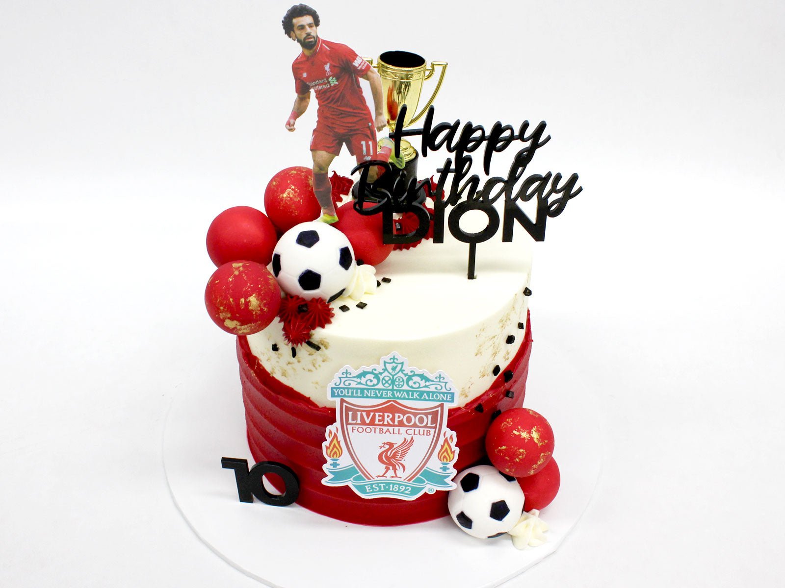 Liverpool Mo Salah Character Cake - The Cake People