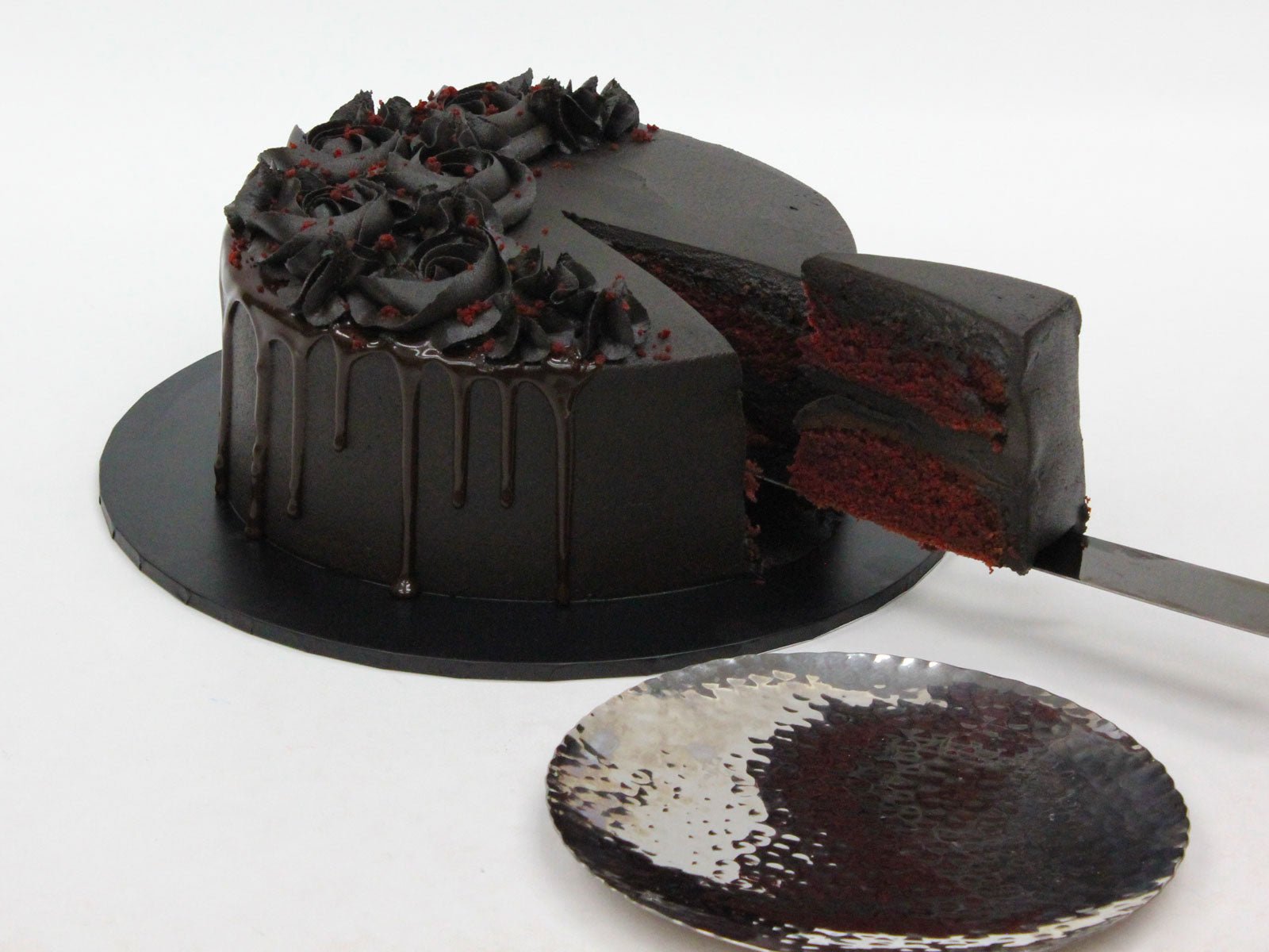 Midnight Red Velvet Cake - The Compassionate Kitchen (7662288502943)