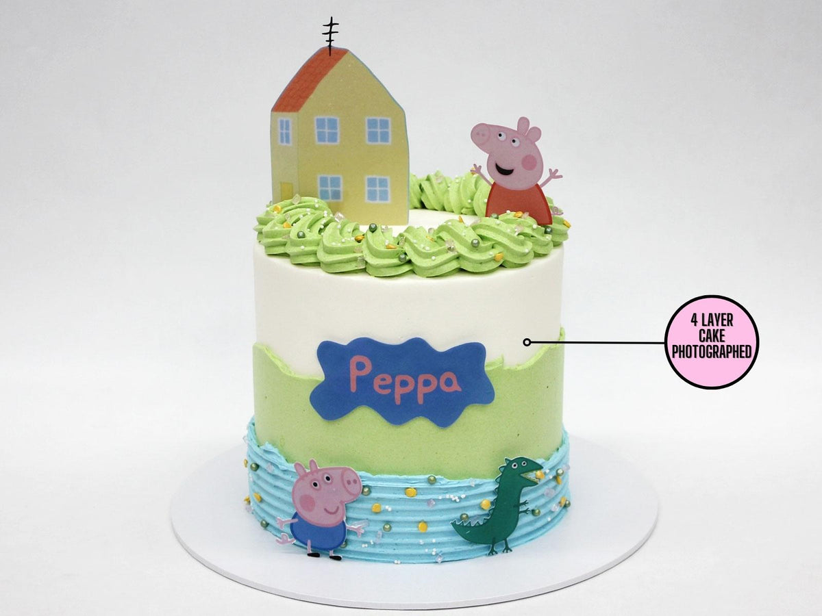 Peppa Pig Character Cake - The Compassionate Kitchen (8245398175903)