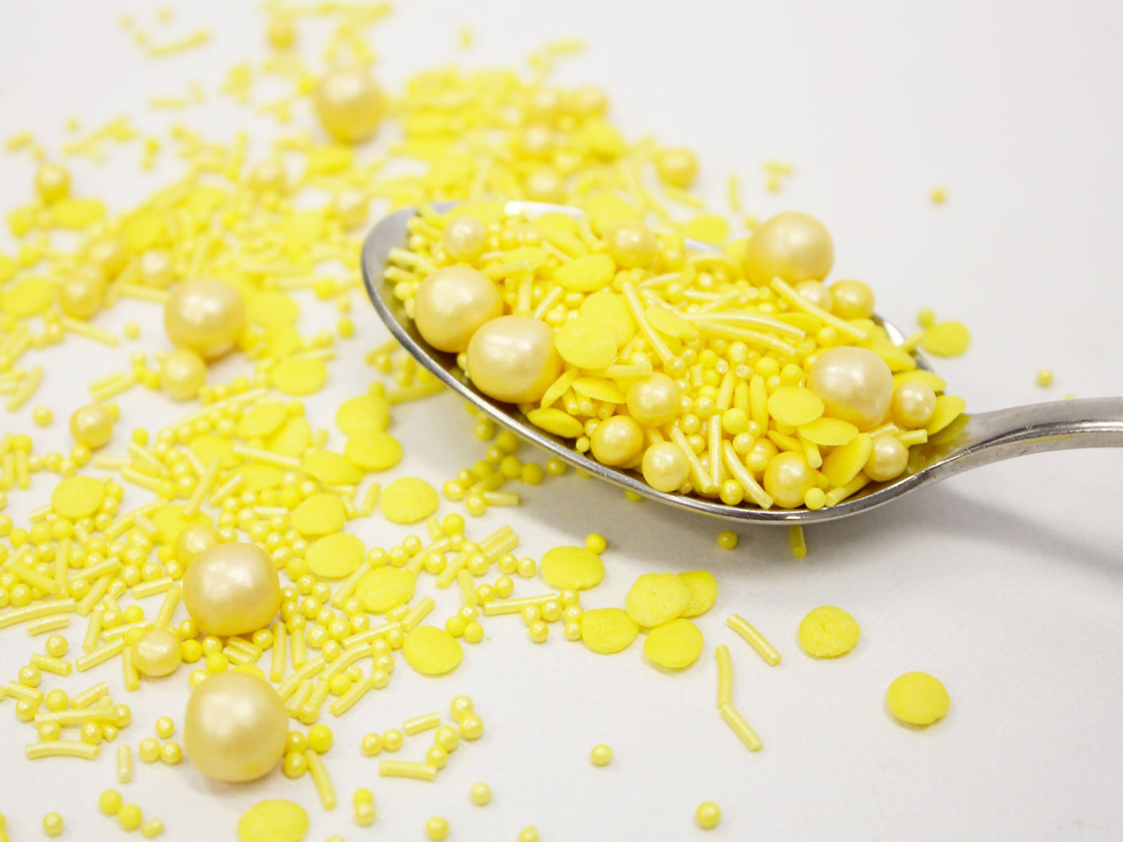 Yellow Mixed Sprinkles | 50g of Vibrant Yellow Sprinkles
