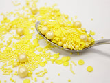 Yellow Mixed Sprinkles | 50g of Vibrant Yellow Sprinkles
