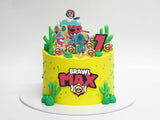 Brawl Stars Deluxe Birthday Cake