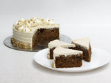 Single Layer Carrot Celebration Cake Slices