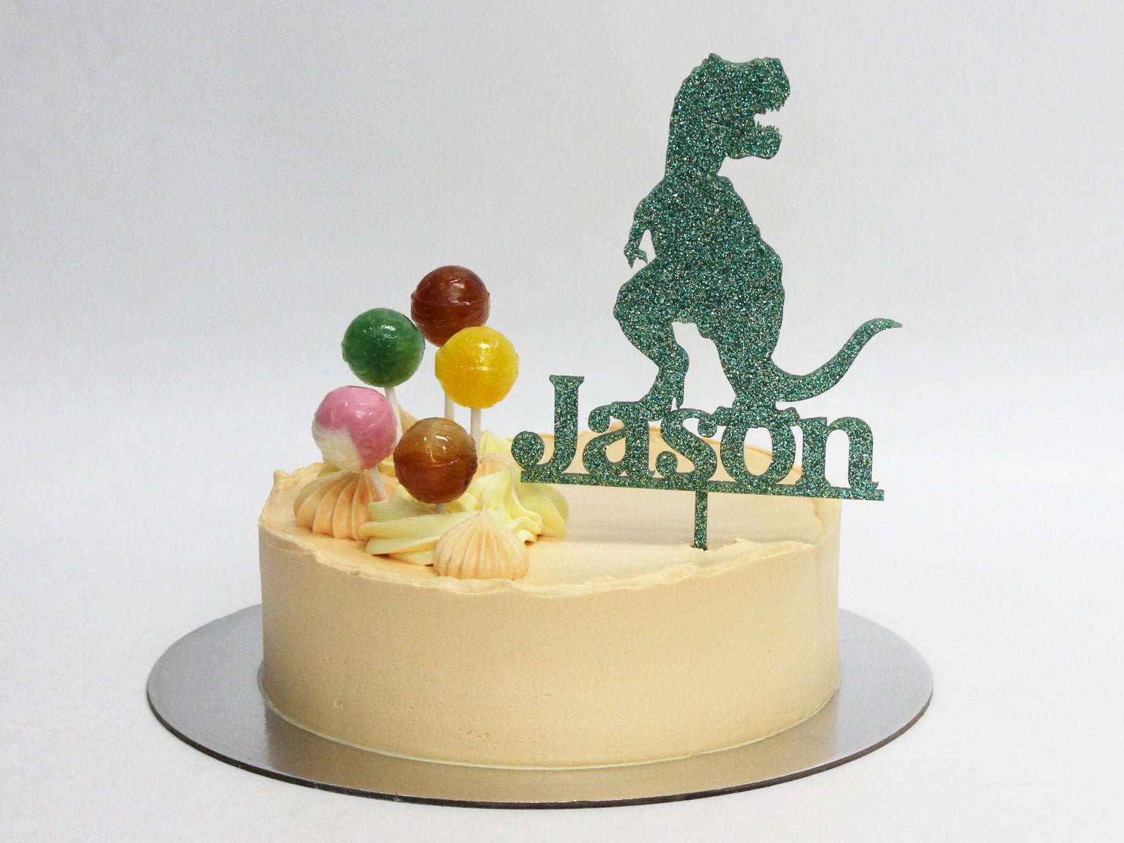 Custom Dinosaur Acrylic Cake Topper by The Cake People