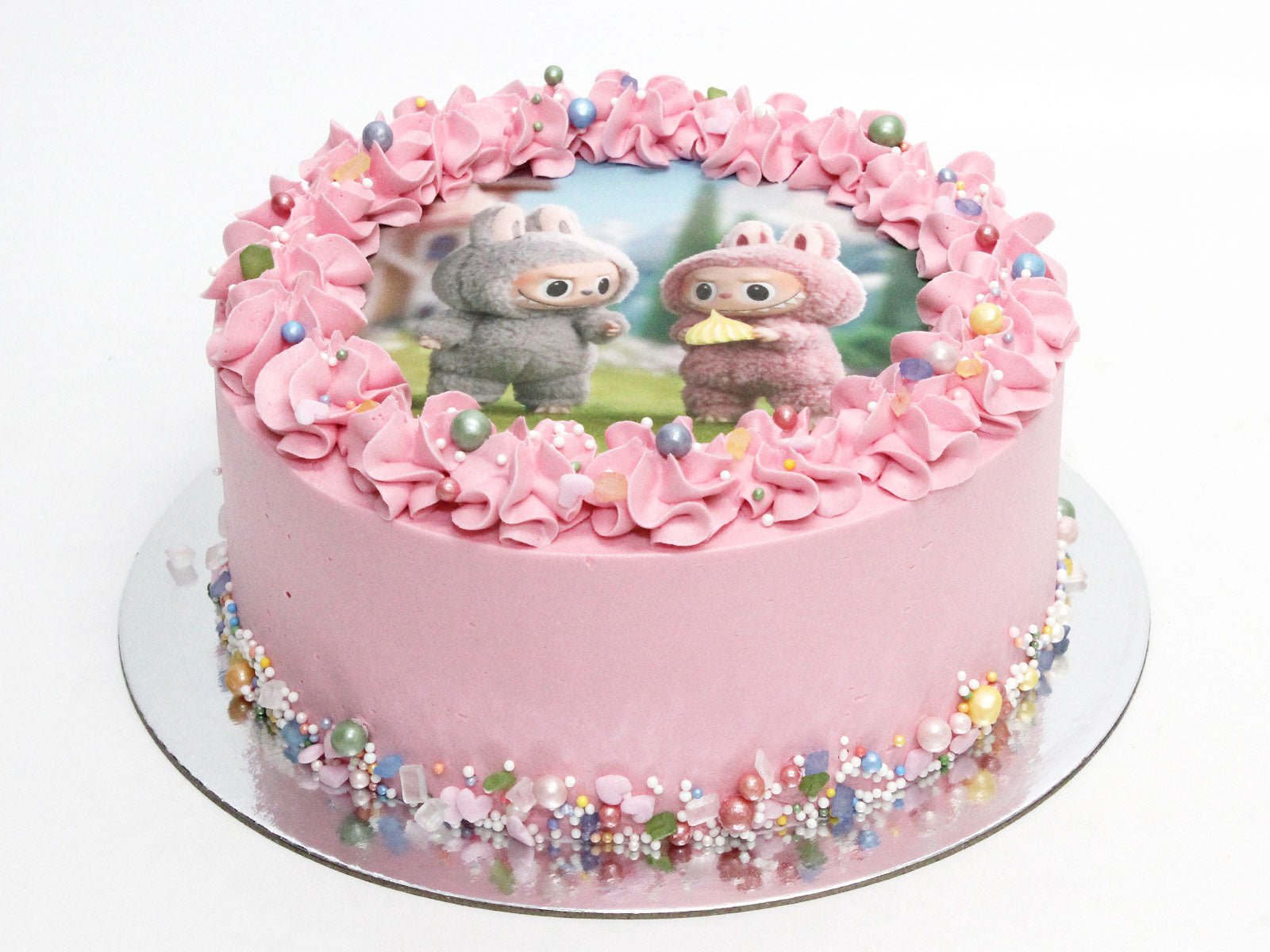 LABUBU Edible Image Cake for Birthdays and Themed Parties – The Cake People