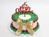 Merry Luxe – Biscoff Christmas Cake - The Cake People