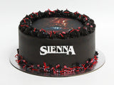 Stranger Things Edible Image Cake with Custom Name "Sienna"