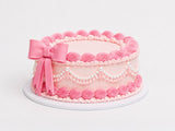 Vintage Bow Cake - The Cake People