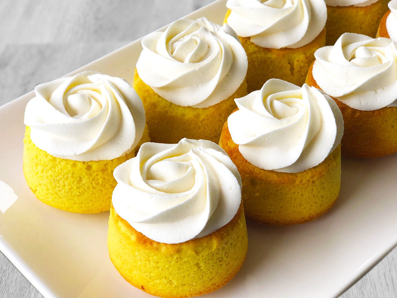 98% Sugar Free Lemon Cakes 9 Pack - The Compassionate Kitchen (6837197570207)