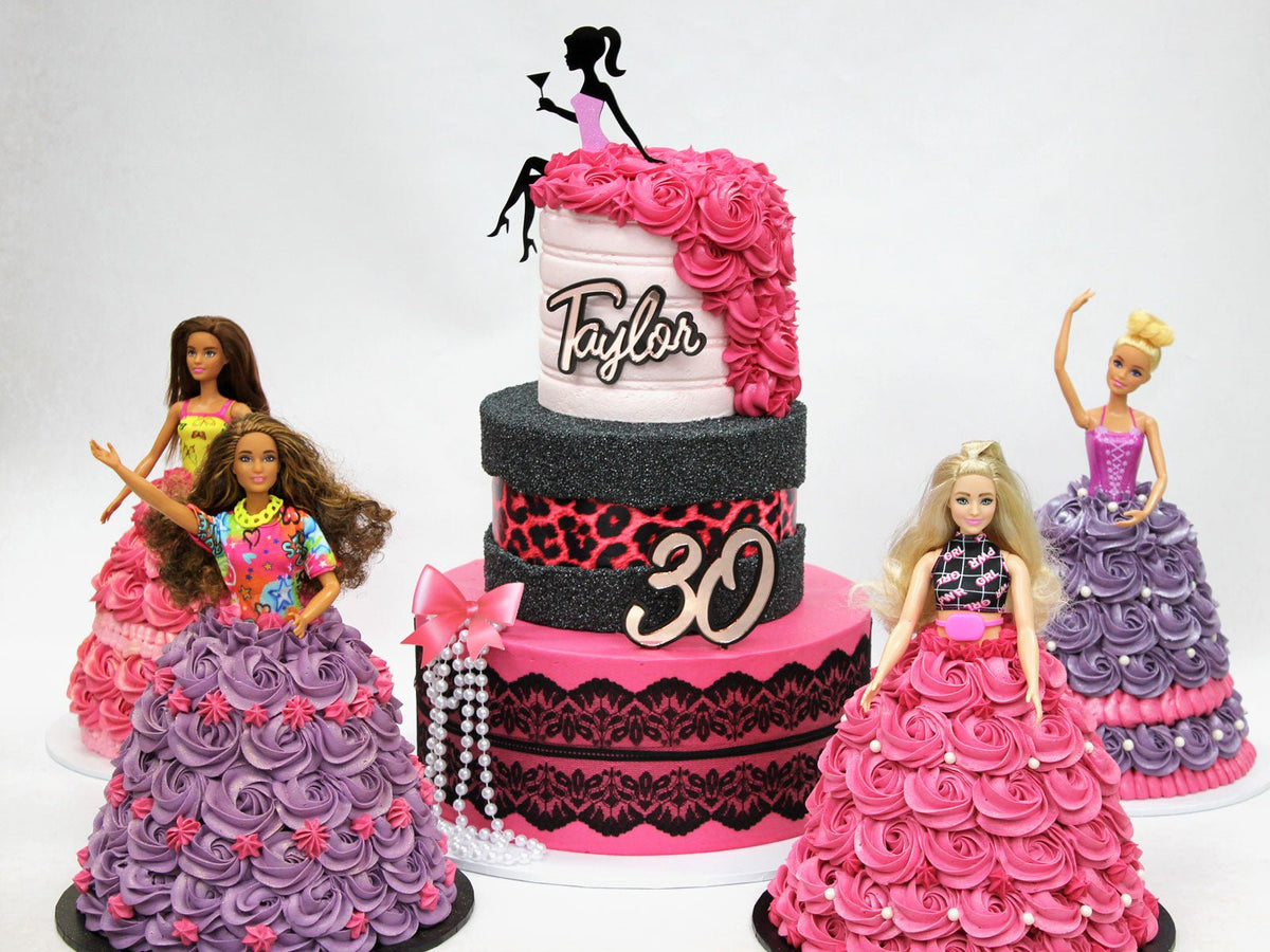 Barbie Dolly Varden Cake - The Cake People (9038806909087)