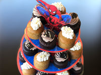 Batman Cardboard Cupcake Stand – 3 Tier - The Compassionate Kitchen (7270805274783)