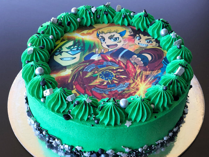 Beyblade Cake - The Compassionate Kitchen (7091250266271)
