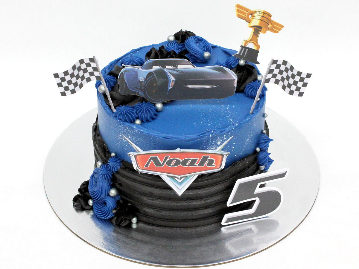 Cars 3 Jackson Storm Character Cake - The Cake People (9080533057695)