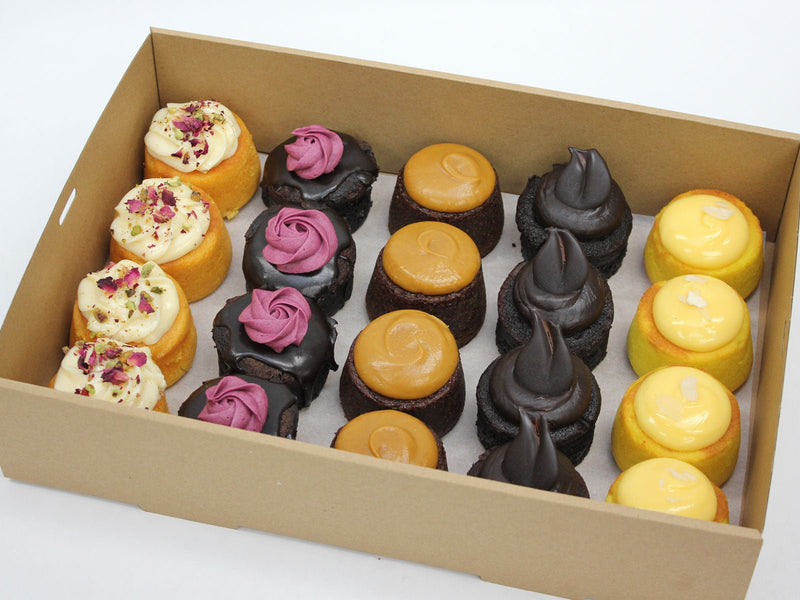 Catering Pack Assorted 20 Mini Cakes - The Cake People (9056336707743)