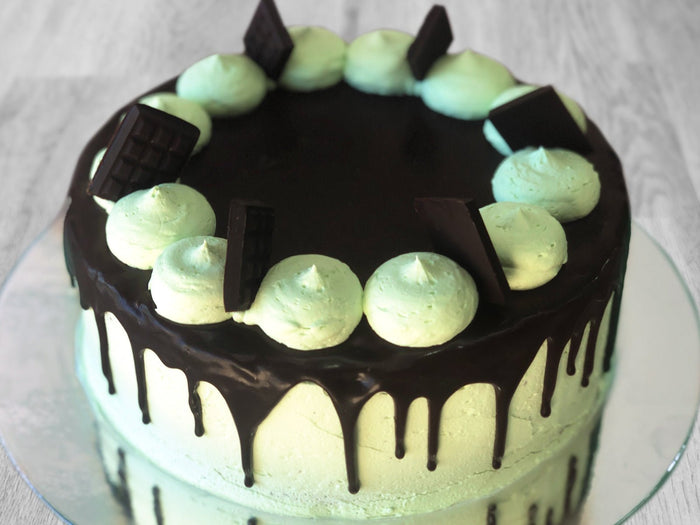 Choc Mint Celebration Cake (GF Option available) - The Compassionate Kitchen (5638752043167)
