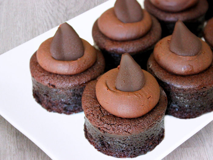 Choc Mud Ganache Cakes 6 Pack (GF) - The Compassionate Kitchen (5638755221663)