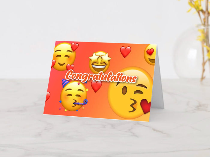 Congratulations (Emoji) Gift Card - The Compassionate Kitchen (5638757482655)