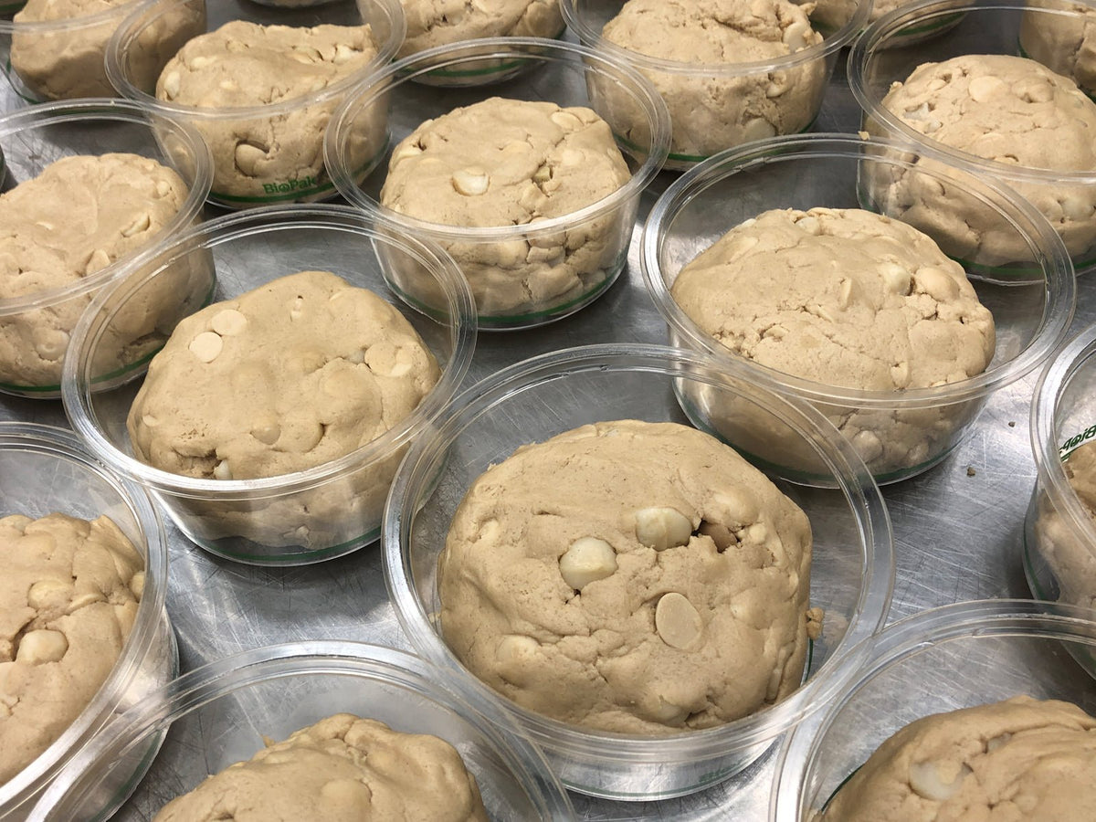 Cookie Dough White Choc Macadamia 500g - The Compassionate Kitchen (5638756335775)