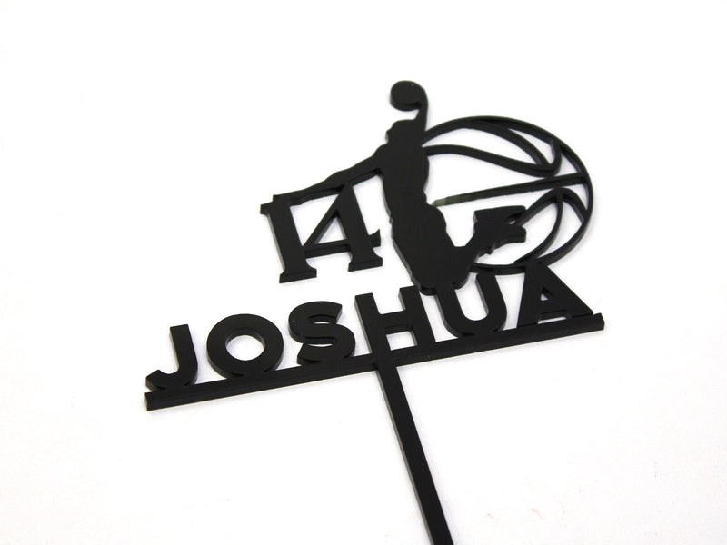 Custom Basketball Cake Topper + Name - The Compassionate Kitchen (7614881104031)